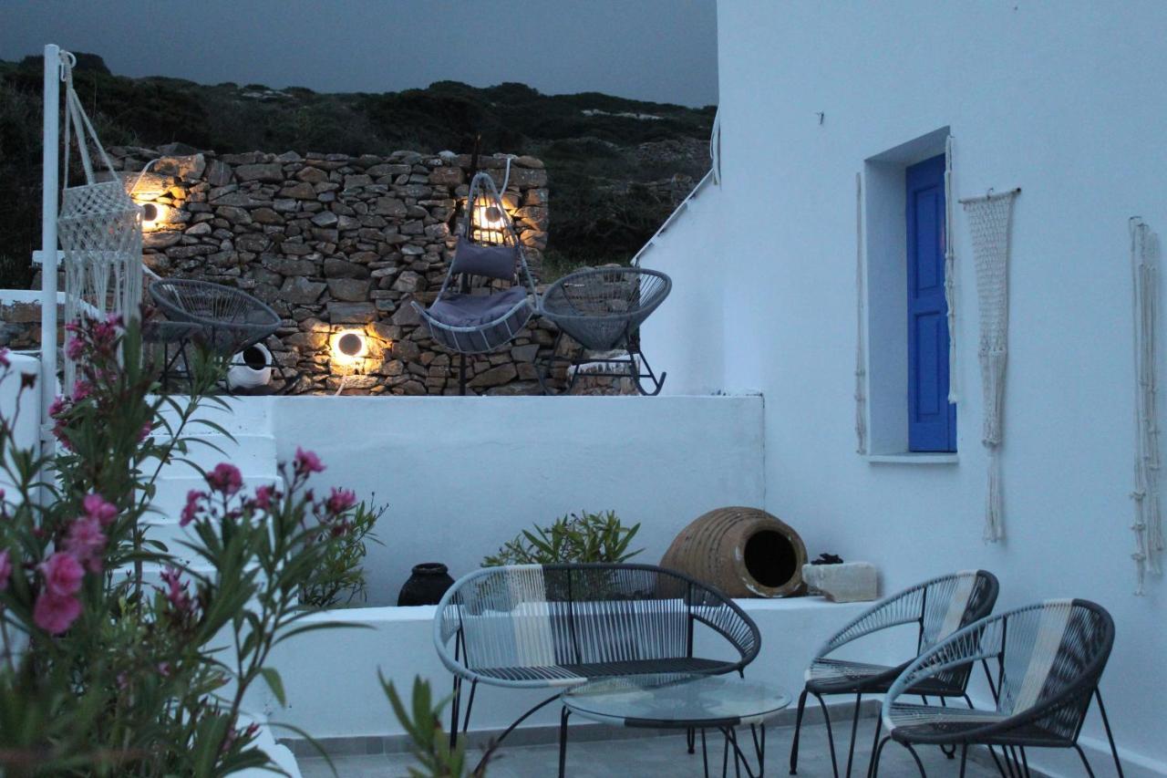 Cycladic Villa In Amorgos Island Arkesini Bagian luar foto